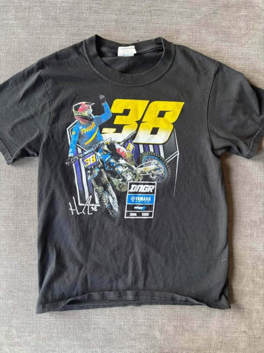 Haiden Deegan Danger Boy 38 T Shirt Youth MEDIUM Star Racing Yamaha Supercross G